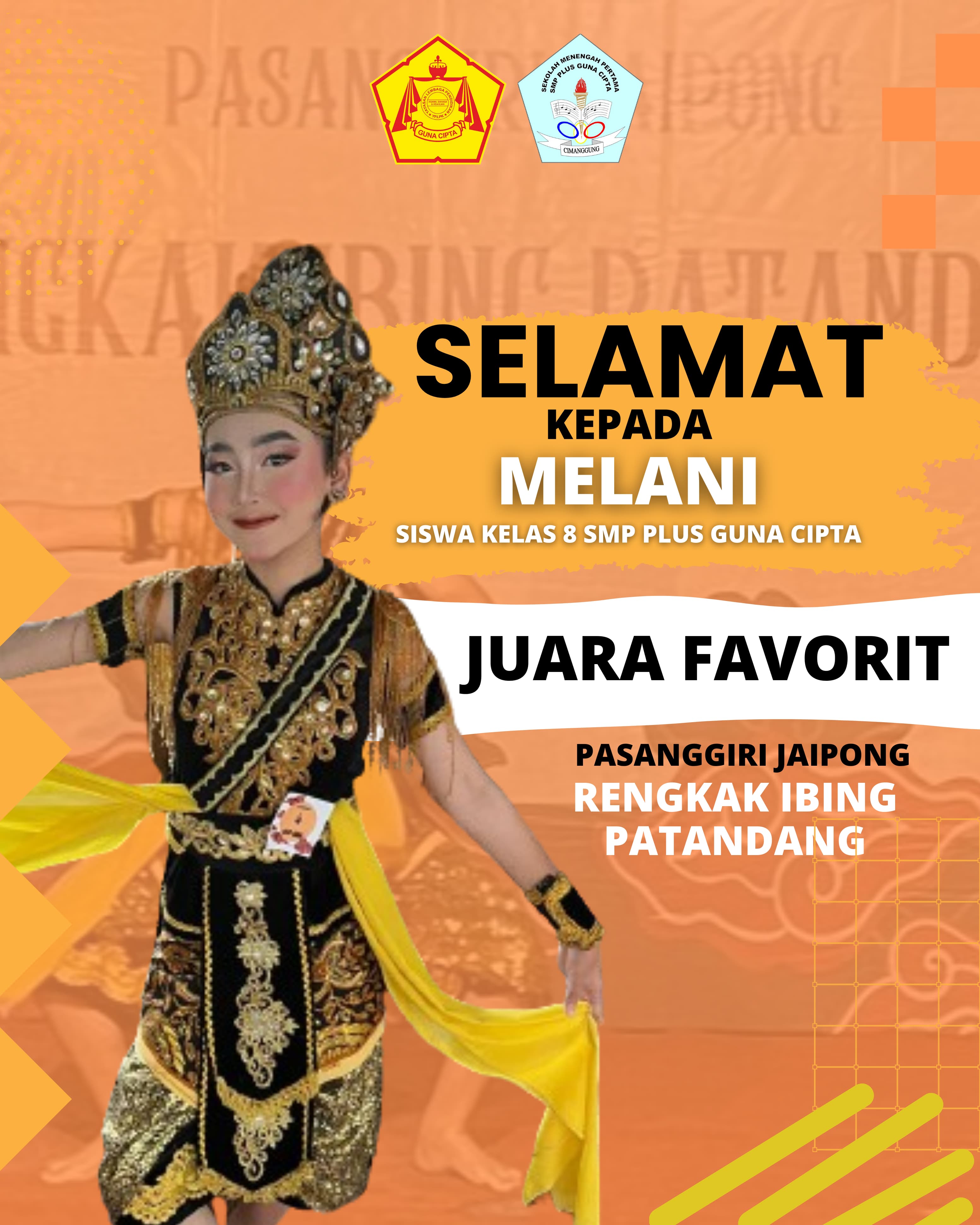 Juara Favorit PASANGGIRI JAIPONG RENGKAK IBING PATANDANG