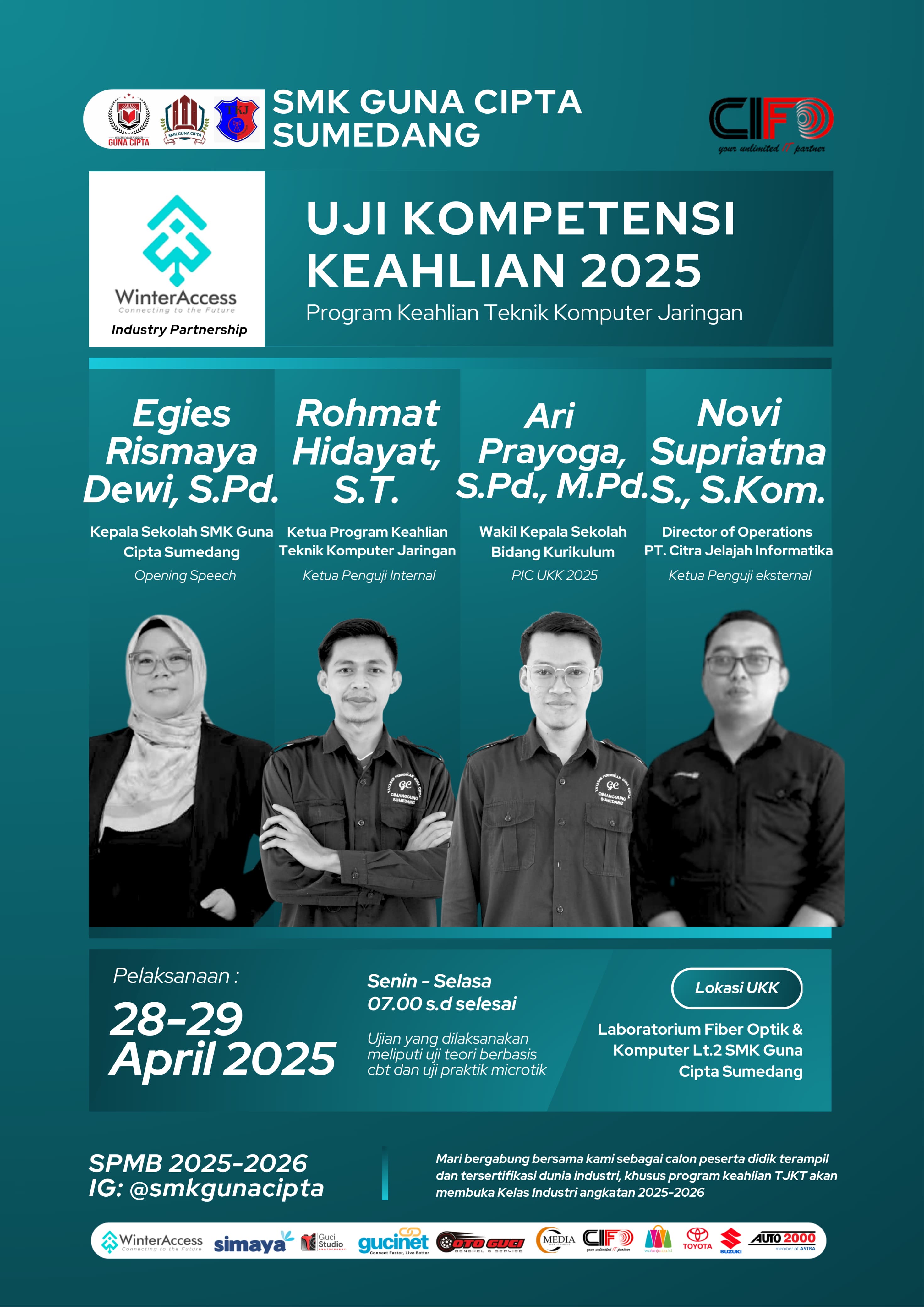 Uji Kompetensi Keahlian SMK Guna Cipta 2025